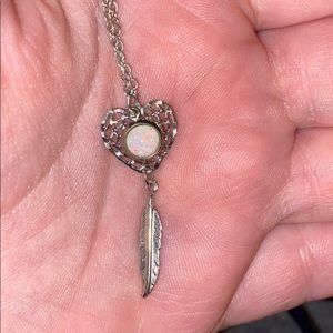 A heart necklace